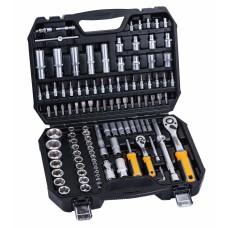 (110Pcs) Juego de Sockets de 1/4" y 1/2"