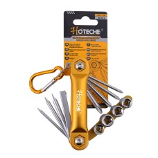 CONJUNTO DE PUNTAS DE ALUMINIO PLEGABLE Y TORNILLO 12PCS  " *