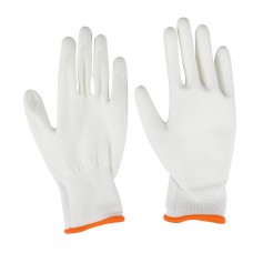 10" Guantes de Polyester Blanco (13G)