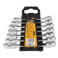 (7 Pcs) Juego De Llaves Combinadas Cortas