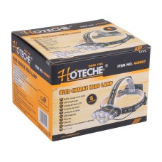 (1,300 Lumens) Linterna De Cabeza Recarcable