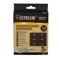 HOJAS DE LIJAR DE ÓXIDO DE ALUMINIO 10PCS 115  145MM
