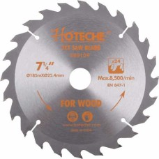 7 1/4" Disco de sierra para madera 24T
