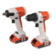 3/8"-1/2" Juego De Taladro Y Llave De Impacto Inalámbrico Brushless 20V                                                  *