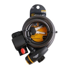 Candado Con Cable Espiral  (10x1000mm - Cover Pvc)